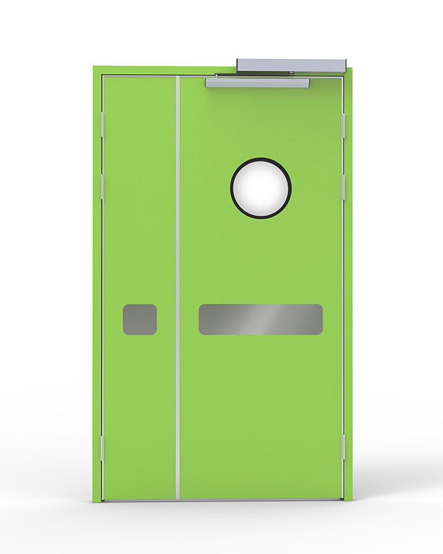 불평형 이중 클린룸 도어