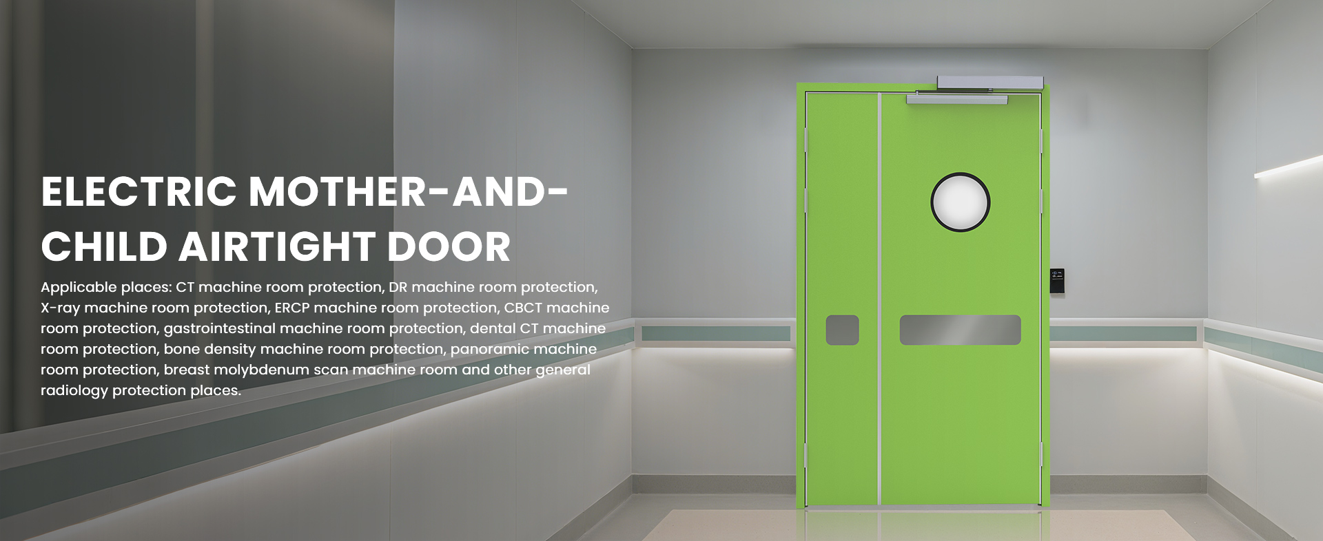 ELECTRIC MOTHER-AND- CHILD AIRTIGHT DOOR