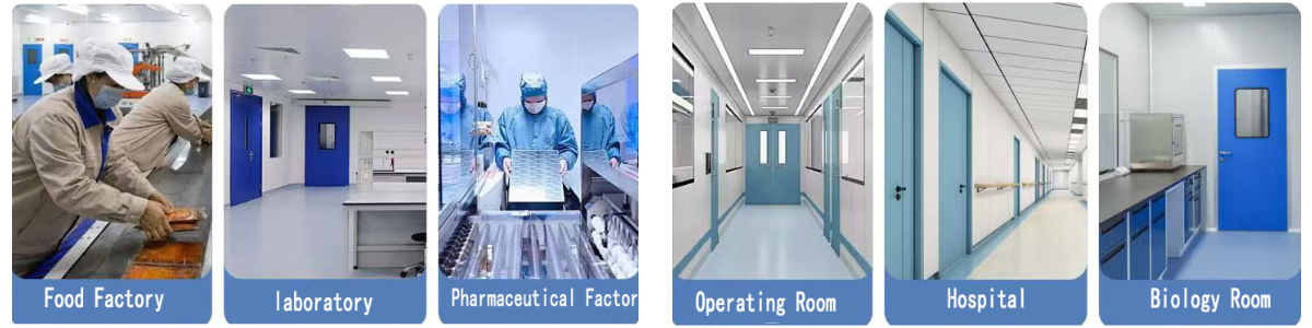 Porte de salle blanche Porte de salle blanche