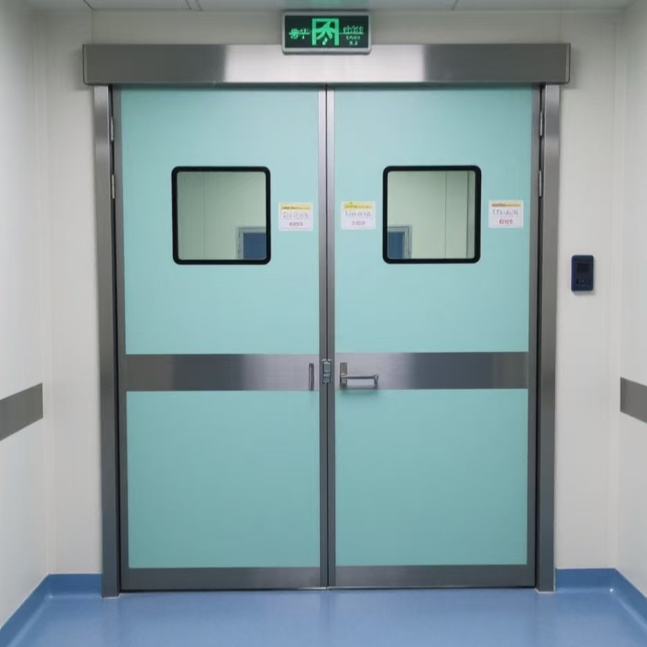 হাসপাতালের আইসিইউ দরজা