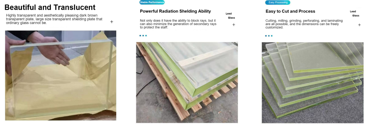 এক্স-রে রুমের জন্য সীসা কাচ এক্স-রে রুমের জন্য সীসা কাচ