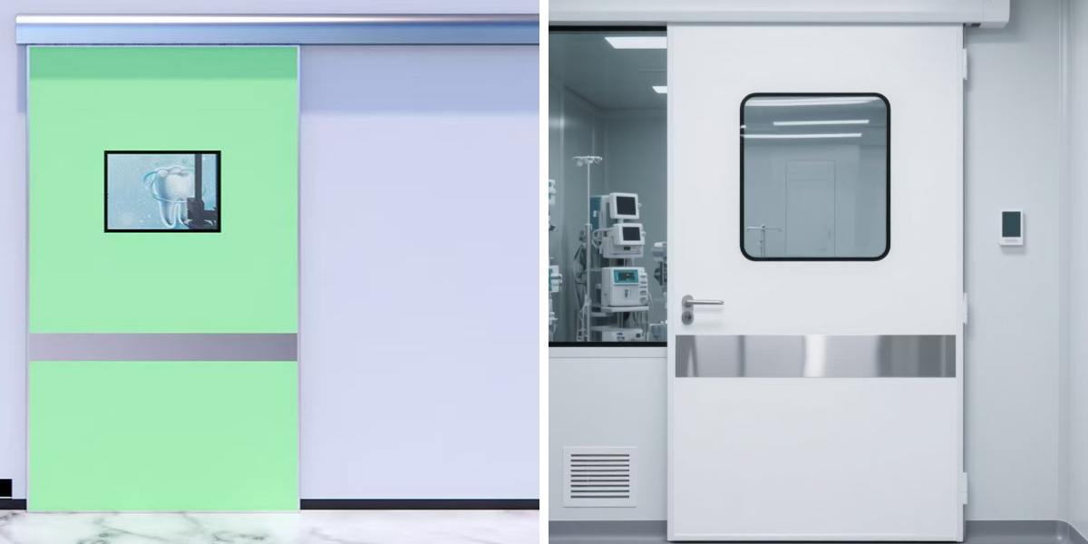 Portes coulissantes ou battantes dans les salles blanches : le guide complet en 4 facteurs pour un choix optimal Portes coulissantes ou battantes dans les salles blanches : le guide complet en 4 facteurs pour un choix optimal