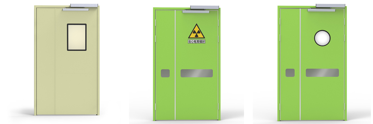 불평형 이중 클린룸 도어