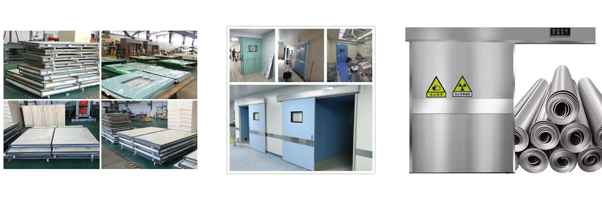 Porte en plomb électrique robuste