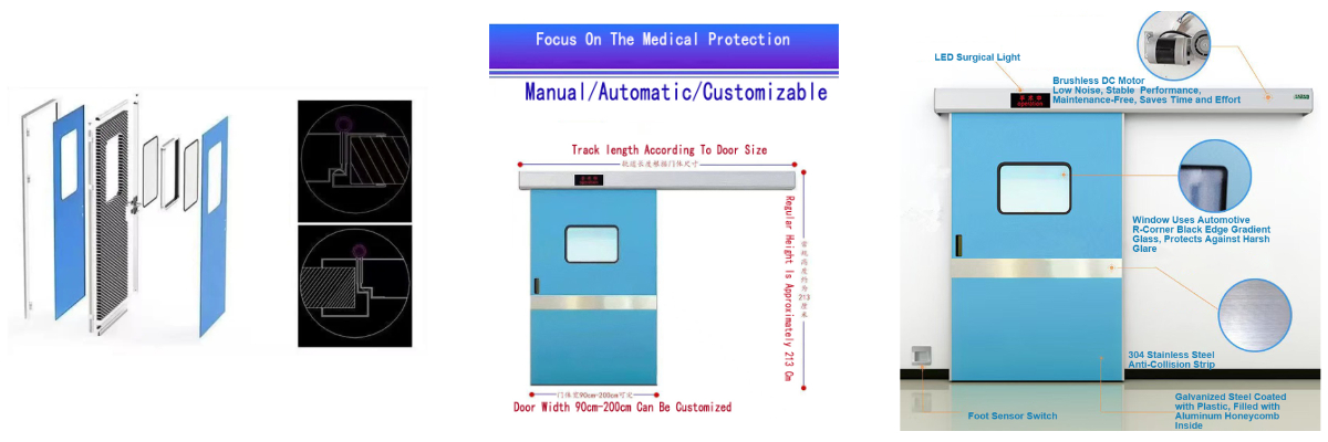 মেডিকেল এয়ারটাইট ডোর মেডিকেল এয়ারটাইট ডোর