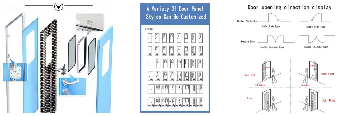 Manual Clean Room Door Manual Clean Room Door