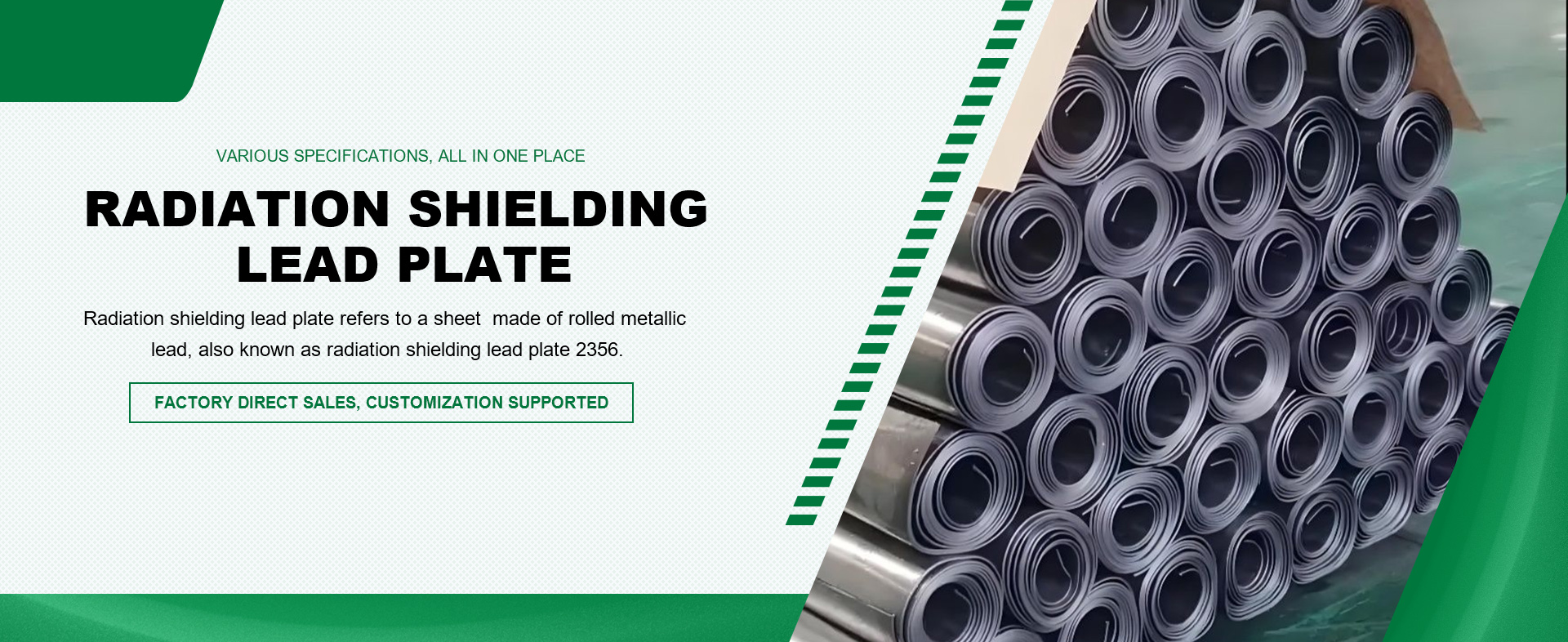 RADIATION SHIELDING  LEAD PLATE