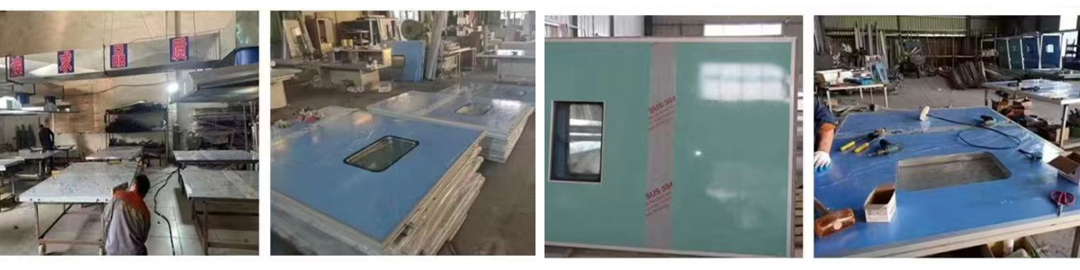 Porte électrique coulissante étanche