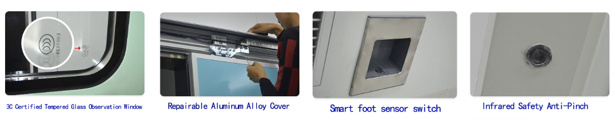 Porte coulissante médicale haute performance