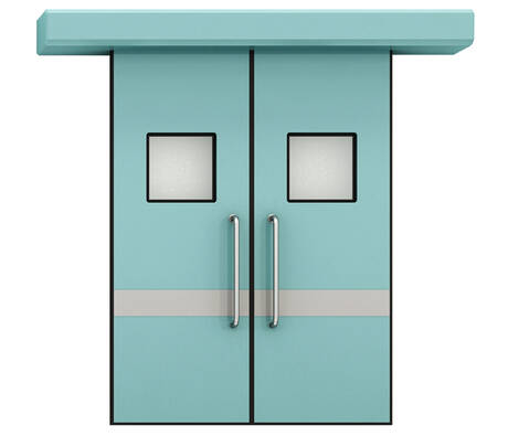 Porte coulissante électrique hermétique